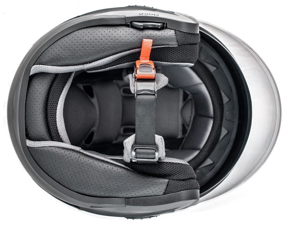 LA Street Jethelm Grau M Motorradhelm B Ware Anthrazit Silber ECE 2205 - Bild 3 von 4