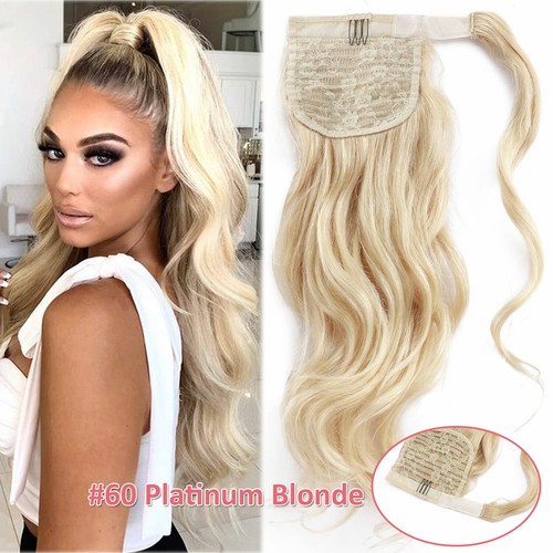 US Brazilian 100% Real Remy Human Hair Claw In On Ponytail Extensions Thick 120G - Picture 26 of 59