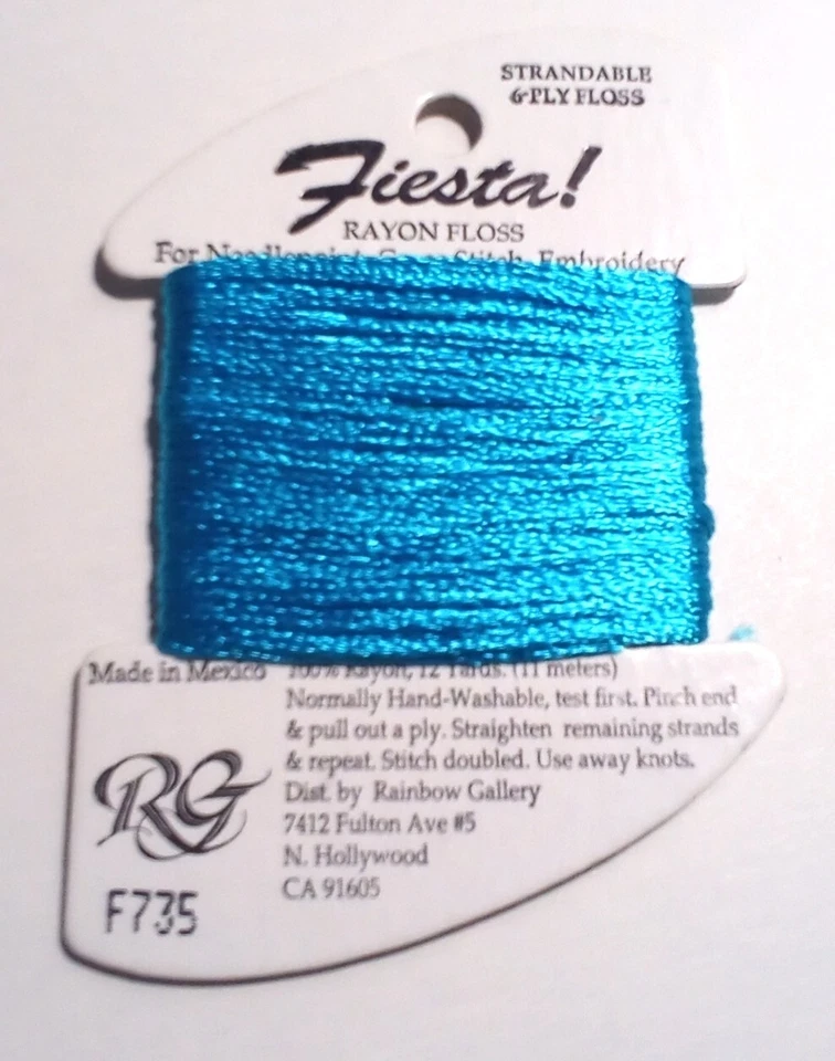 Rainbow Gallery threads - Fiesta! - Rayon floss - Image 3 of 4