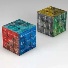3x3x3 Magic Cube Puzzle Math Chemistry Element Magic Cube Children's Gifts Toys