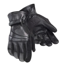 Tourmaster Gel Cruiser 2 Black Mesh/Leather Motorcycle Glove Men's Sizes XS or S