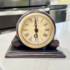 Elegant Howard Miller  Bellagio Tuscany Collection Desk Clock  645-411 WORKS!