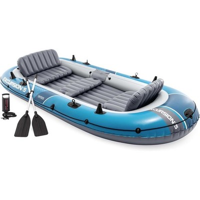 Intex Schlauchboot Excursion 5 Set mit Paddeln Pumpe Sitzen bis 600 kg 66325NP