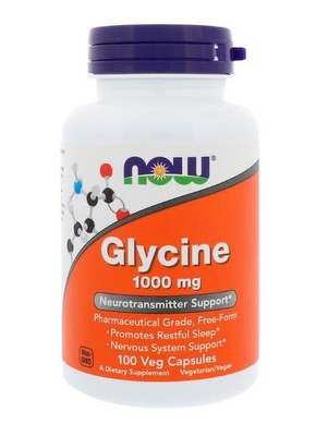 NOW FOODS GLYCIN 1000 MG 100 VEGE KAPSELN