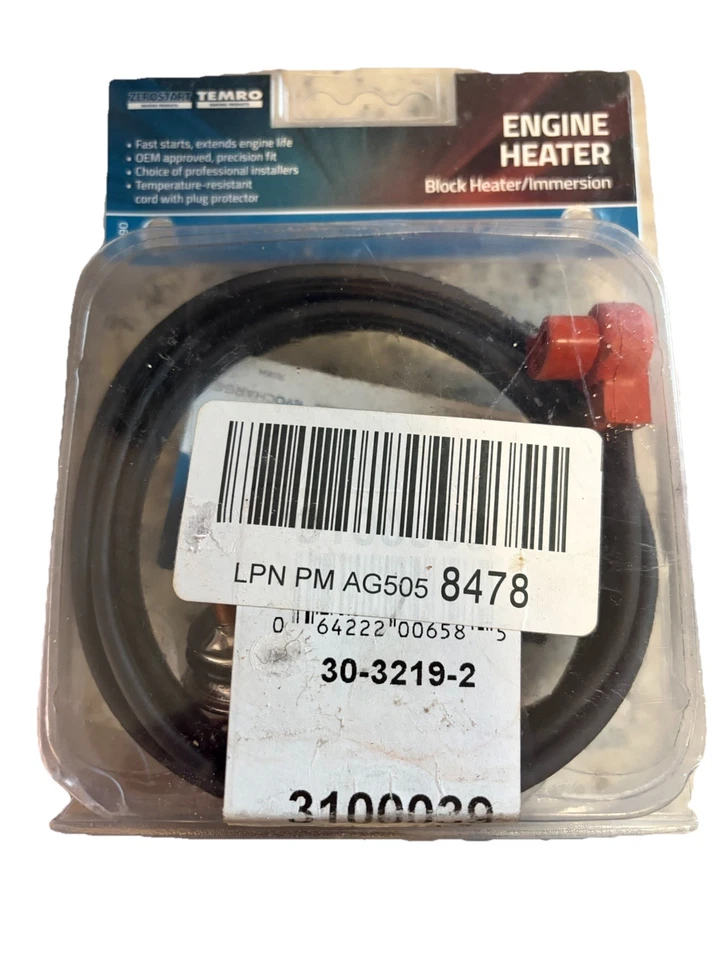 Zerostat Motor Calentador Bloque Calentador/Inmersión 17890 3100057 Foto 2 de 3