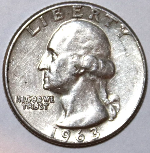 1963-P Washington Quarter - Extra Fine - #1294EA