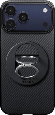 PITAKA Bundle for iPhone 17 Pro Max 6.9'' | Ultra Slim Twill Case + MagEZ Grip 3