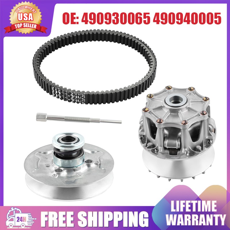 Primary Secondary Clutch + Belt Set fit KAWASAKI BRUTE FORCE 650 PRAIRIE 650/700