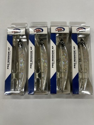 Eagle Claw Lazer Sharp Pro Minnow (Pack of 4) 5-1/4''