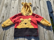 Vintage Winnie The Pooh Disney 2T Hoodie With Ears Toddlers Disney Clean Cute
