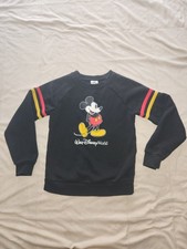 Vintage Style Disney Mickey Mouse WDW Heavyweight Sweatshirt Youth 7/8 Black