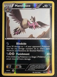 Mandibuzz 73/114 Black & White Reverse Holo