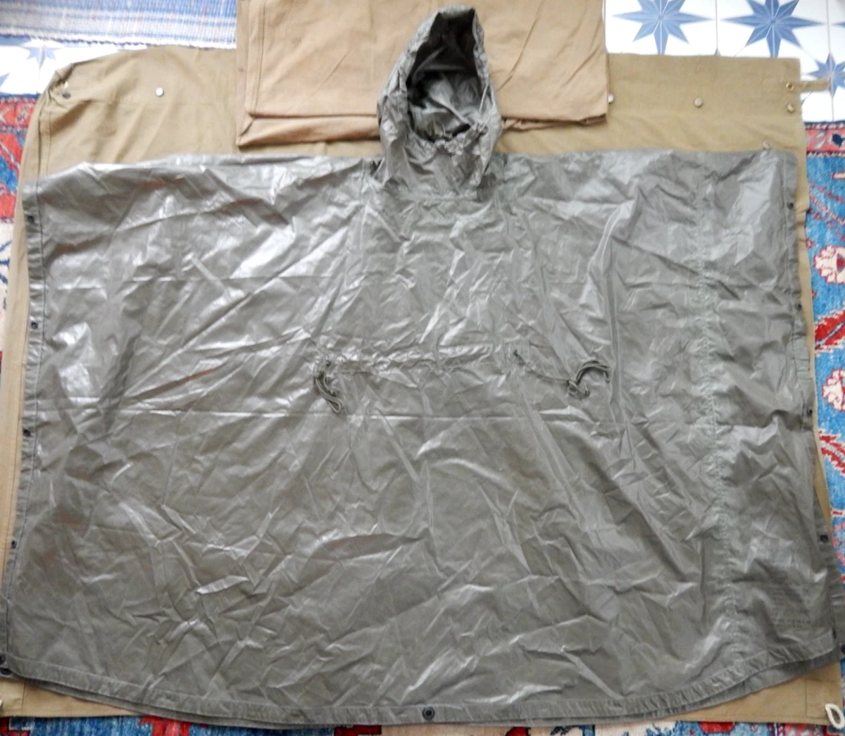 Vietnam Poncho In Original Vietnam War Personal & Field Gear for