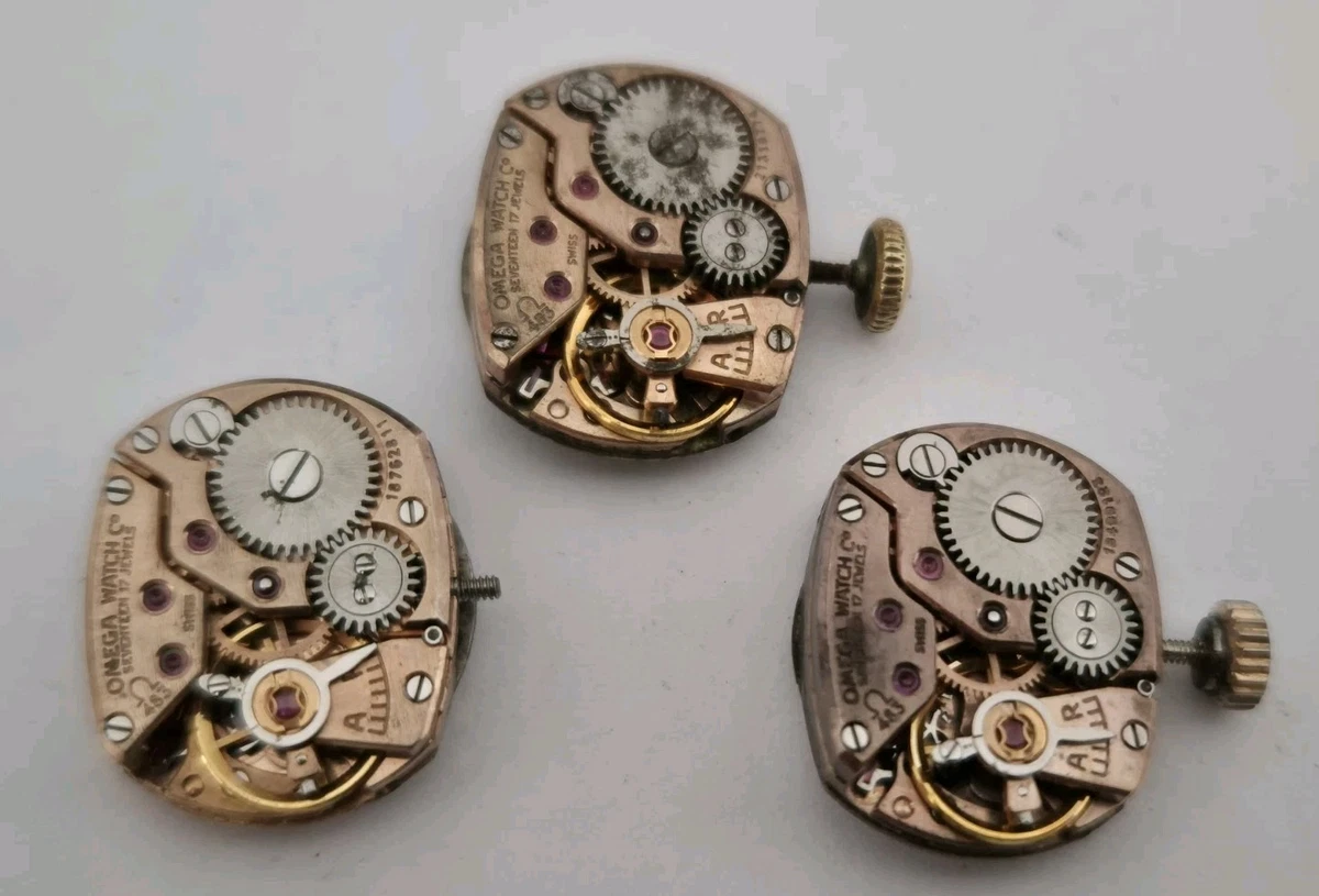 Lot De 15 Mouvements Mécaniques Montres – Pour Pièces – Remontage Manuel – En L'état