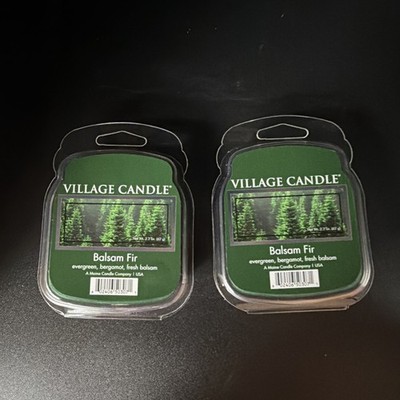 Yankee Candle Balsam Fir Scent hint of Evergreen bergamot fresh balsam FAST SHIP