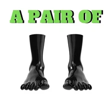 Furrjoi A Pair Of Silicone Long Footwear Foot Sleeves BDSM Gay Fetish Cosplay