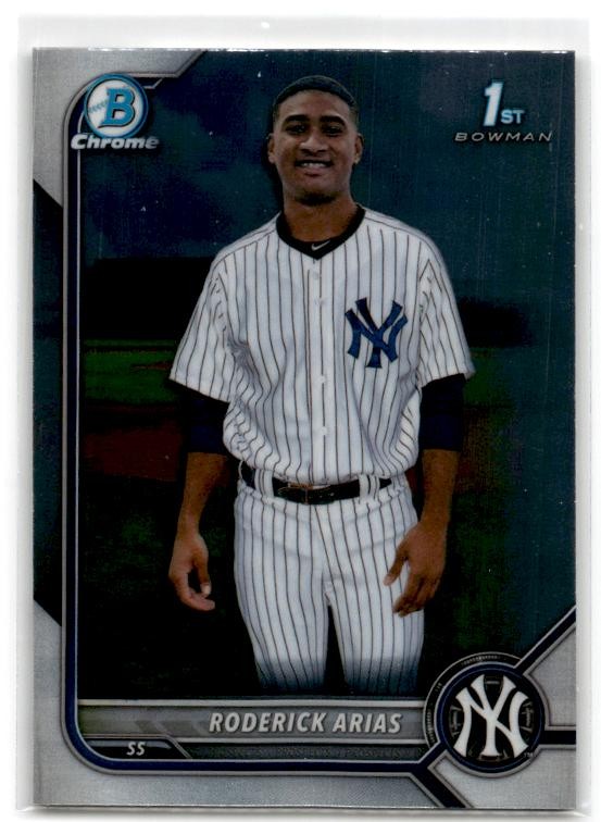 2022 Bowman Chrome #BCP-153 Roderick Arias Prospects New York Yankees