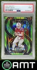 Drake Maye RC PSA 9 2024 Panini Select 26/499 Premier Neon Green Shock 0411