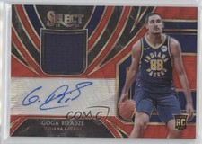 2019 Panini Select Rookie Jersey Red Wave Prizm Goga Bitadze #RJA-GGB Auto nd3