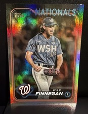 2024 Topps Series 1 Baseball Kyle Finnegan Base #153 Rainbow Foil