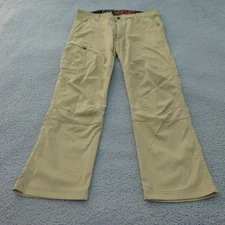 Wrangler ATG Pants Mens 38x30 Beige Hiking Outdoor Cargo Lightweight Stretch