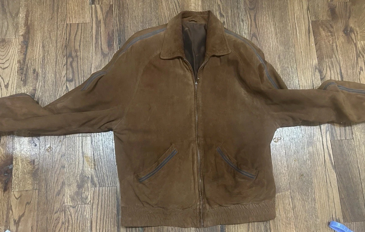 ジャケット・アウター Made in Italy old BALLY suede trucker Bally Suede Jacket - Etsy
