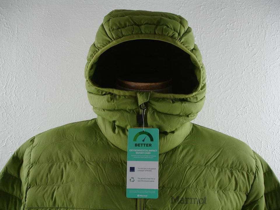 NWT Men's L Marmot Echo Featherless Hoody Insulated Jacket Cilantro Thinsulate - Image 3 of 4