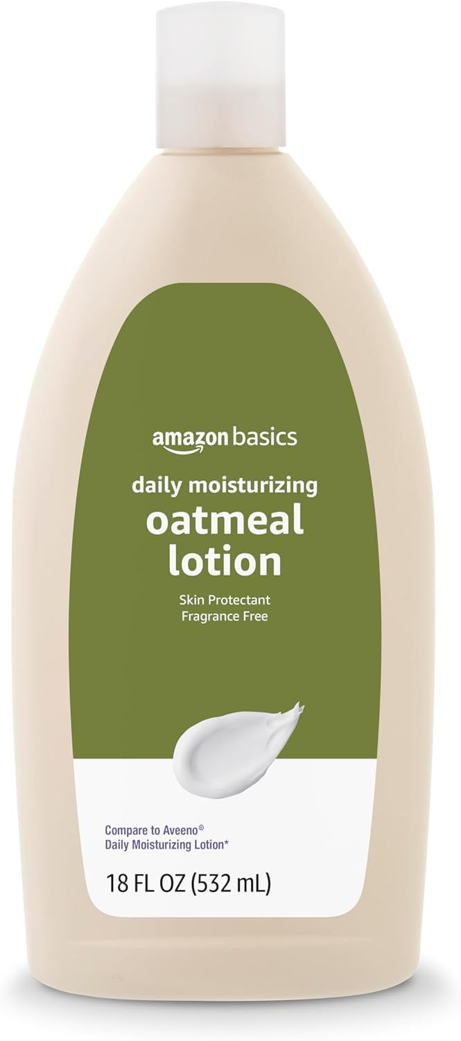 Amazon Basics Daily Oatmeal Body Lotion for Dry Skin 18 oz
