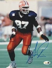 SIMEON RICE ILLINOIS FIGHTINING ILLINI JSA AUTHENTICATED  ACTION SIGNED 8x10