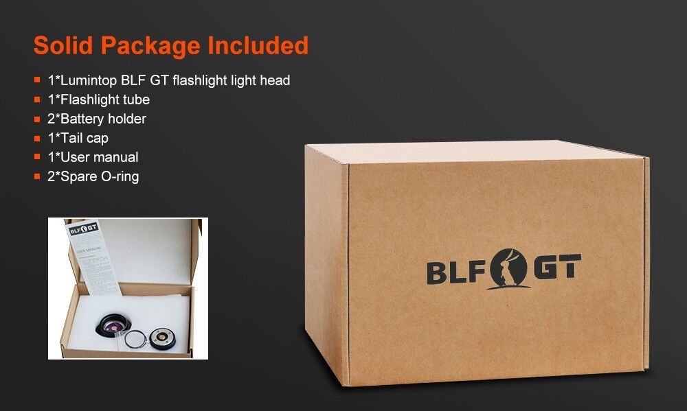 Lumintop BLF GT70 7500 lumen super bright LED search light Lumintop BLF GT70 7500 lumen super bright LED search light