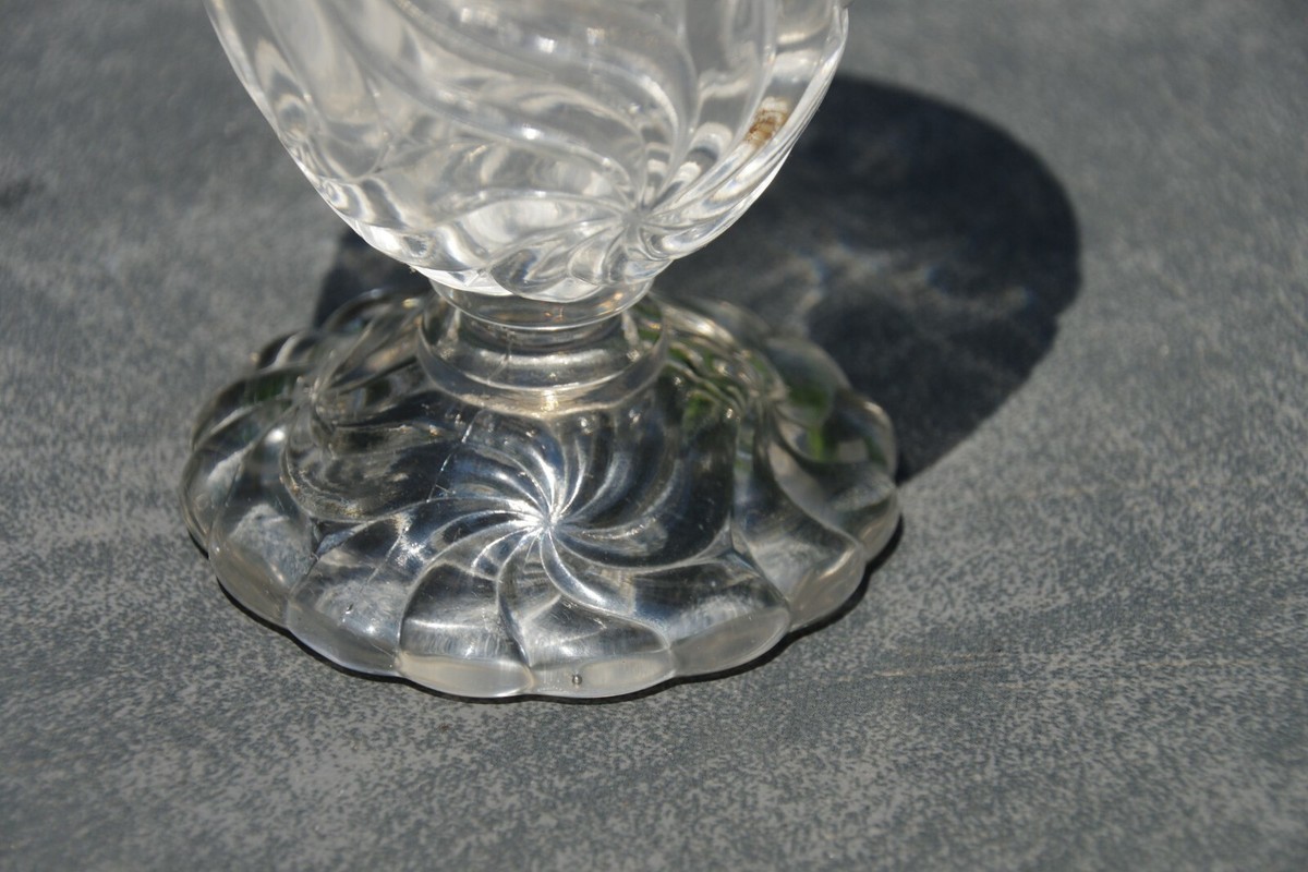 バカラ クリスタル ビンテージ Vintage Crystal BACCARAT VINTAGE BACCARAT FRENCH OLD MARK SWIRL CIRCLES CRYSTAL
