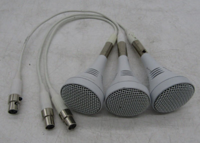 lot of 3 ClearOne White Conferencing Conference Ceiling Microphone