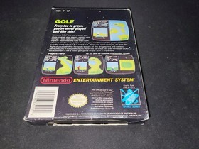 Golf Caja Negra Aut&eacute;ntica Nintendo NES EXCELENTE+ Estado COMPLETO n caja!