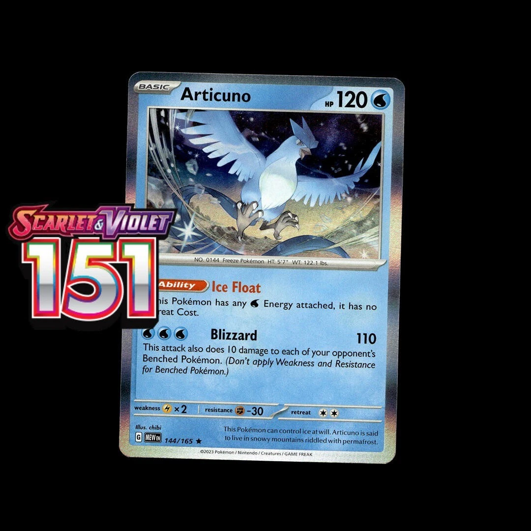 Articuno 144/165 Sv: Scarlet & Violet 151 for sale | eBay