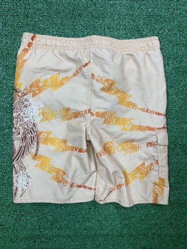 Carter's Boys Floral Swim Trunks Tan Size Large (7) - Picture 3 of 3