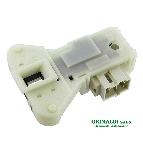 Elettroserratura Per Lavatrice Ariston Indesit - 3 Contatti, Ricambio Originale C00283993