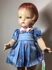 16” Antique Vintage Unmarked Patsy Type Compo Doll Redressed Sleep Eyes #s