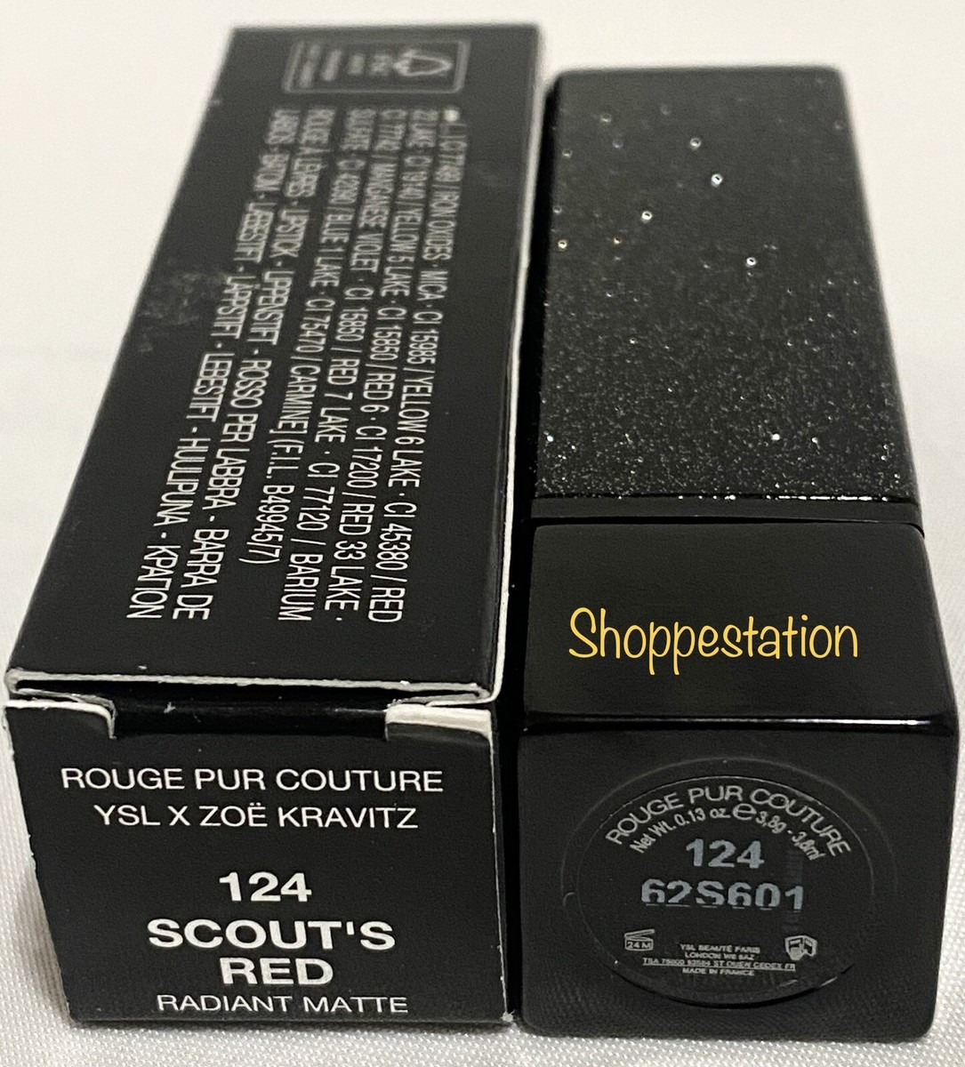 Yves Saint Laurent x Zoe Kravitz Rouge Pur Couture Lipstick 124