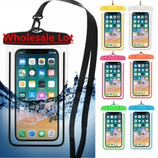 Wholesale Glow Up Cell Phone Waterproof Bag Pouch Underwater Touch Screen Case