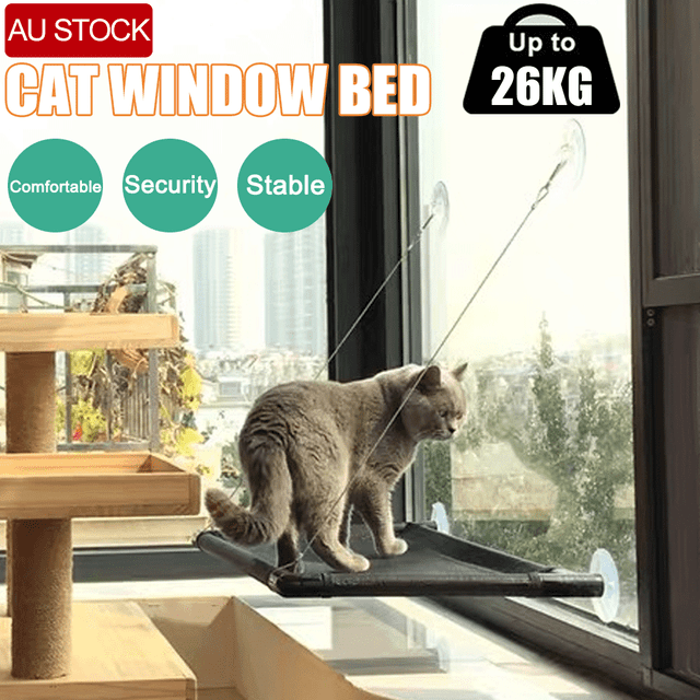 Cat Window Bed Seat Pets Hammock Perch Suction Cup Hanging Cushion