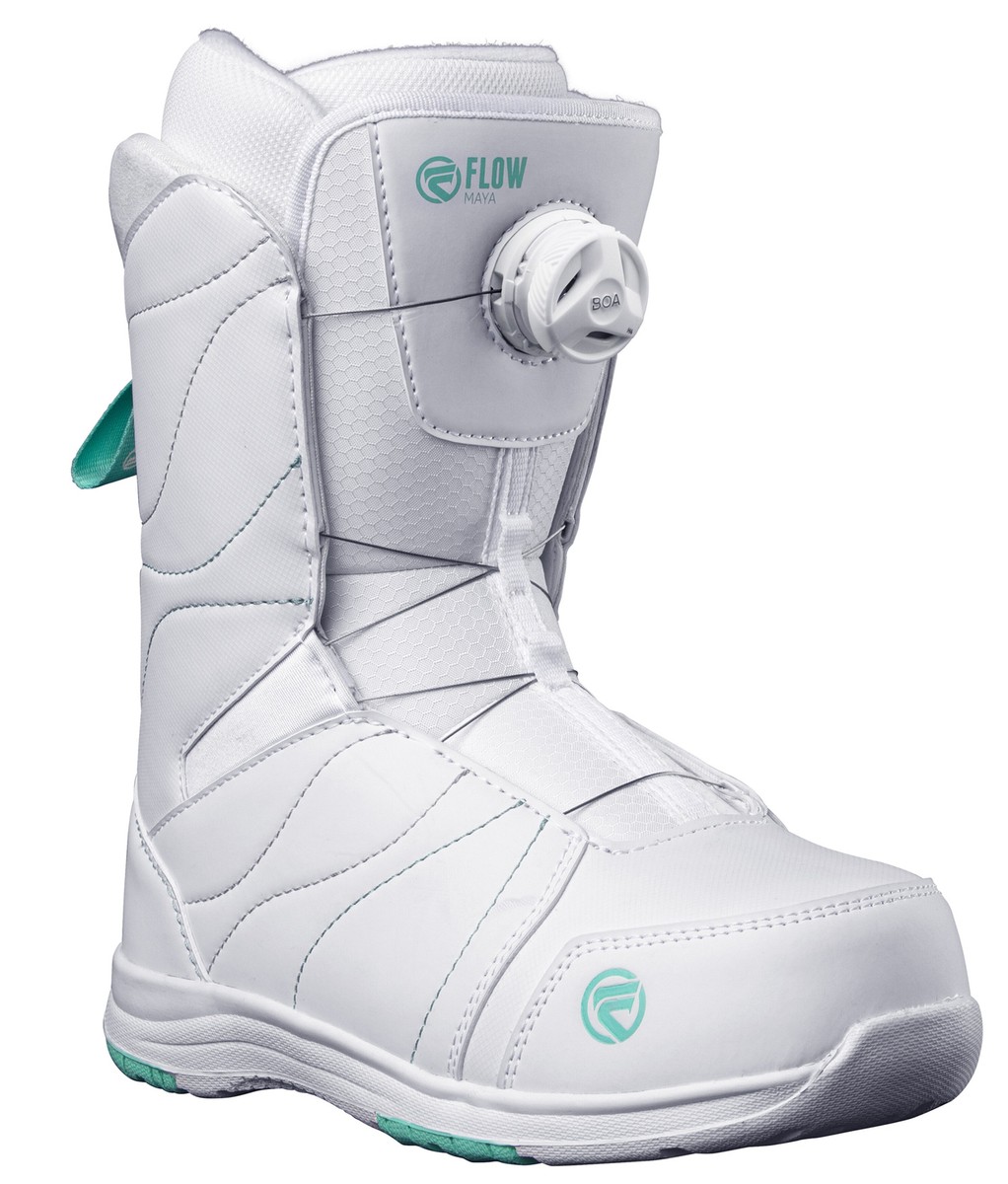 FLOW MAYA スノーボードブーツ FLOW Maya BOA Women's Snowboard Boots White NEW Size 6 | eBay