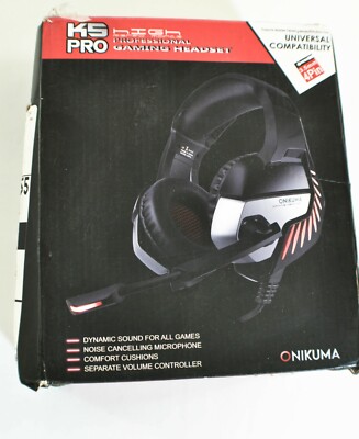 Onikuma K5 Pro gaming headset noise canceling comfort cushion volume control