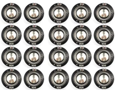 20PCS Replacement Aluminum Diaphragm Fit For Altec Lansing 604, 802, 806 44.4mm