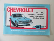Electrical Troubleshooting Manual for Chevrolet Malibu, Classic Malibu... 1978