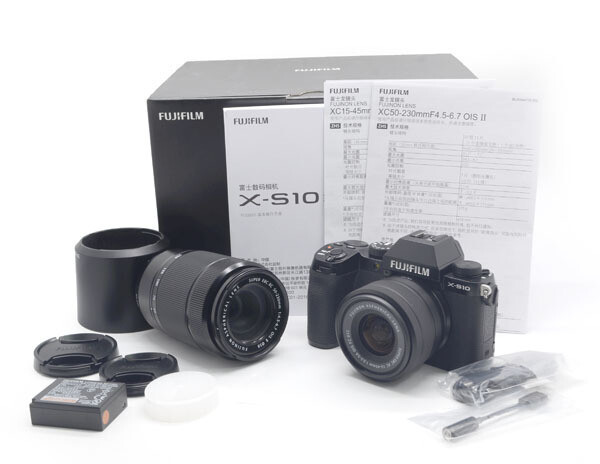 FUJIFILM Mirrorless Digital Camera X-S10 Double Zoom Lens