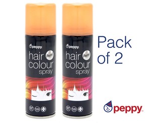 Orange Hair Colour Spray Pearly Pearl Effect Temporary Single Or