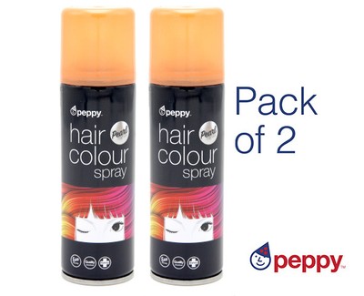 Orange Hair Colour Spray Pearly Pearl Effect Temporary Single Or