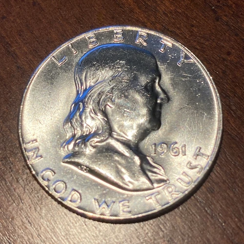 1961 Franklin Half Dollar 50C BU/UC (1233)