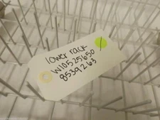 KITCHEN AID DISHWASHER W10525650 8539263 LOWER RACK USED