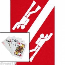 UnderWater WaterProof Playing Cards Scuba Diving Flag Logo DA11